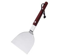 ROMISBABA Padella per Pizza in Acciaio Inossidabile Manico in Legno, Utensile per Pizza e Pancake, Adatto per Forniture la Cucina e Omelette