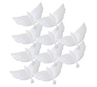 ROMISBABA Palloncini a Forma di Colomba Bianchi Commemorativi, Set da 10 Pezzi per Decorazioni Matrimonio e Feste, Oggetti di Scena per Cerimonie e Compleanni Spazio per Scrivere Ricordi