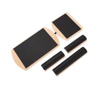 ROMISBABA Pedana Inclinata Regolabile in Legno per Allenamento Caviglia e Polpacci, Tavola Propriocettiva Antiscivolo per Rafforzamento Gambe, Stabilità e Stretching a Casa e Palestra