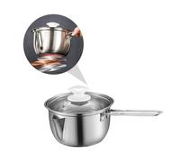 ROMISBABA Pentola Filtro Olio in Acciaio Resistente con Coperchio Scolapasta Multifunzione per Cucina Separatore Grasso per Zuppe e Minestre Design con Beccuccio Unico e Filtri Pratici