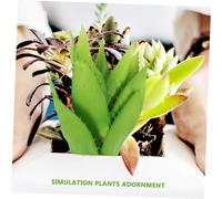 ROMISBABA Piante Artificiali in Plastica Resistente Decorazione per e Negozio Pianta Aloe Vera per