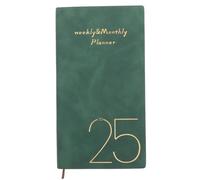 ROMISBABA Planner English con Calendario Mensile e Settimanale Agenda Giornaliera per Studenti e Insegnanti Organizer Portatile per Gestione e Programmazione Annuale