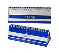 ROMISBABA Planner Giornaliero Agenda per lo Studio 2 Pezzi Pagine Sfogliabili Quaderno Checklist per Studenti Universitari e Diario per Monitoraggio Abitudini Organizzatore Attività per