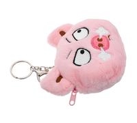 ROMISBABA Portamonete Peluche Forma Di Maialino Rosa Portatutto Per Monete e Rossetti Piccolo e Pratico Per Borse e Tasche Design Elegante Con Cuciture Rifinite Accessorio Adorabile Per
