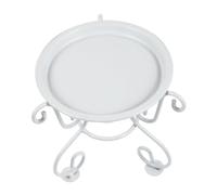 ROMISBABA Portavasi in Ferro Portavasi per Piante da Esterno Supporto per Vasi di Fiori Robusto e Stabile Rivestimento Antiruggine Adatto Interno Ed Esterno Giardino Balcone Ufficio Cucina