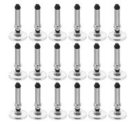 ROMISBABA Punte di Ricambio in Silicone per Penna Stilo Touchscreen a Disco 360° Rotante, 20 Pezzi Trasparenti per Tablet e Smartphone, Punta Sostituibile per Scrittura e Disegno