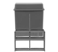 ROMISBABA Rack per Conservazione di Vetrini da Microscopio in Plastica 24 Slot, Supporto per Colorazione Vetrini da Laboratorio, Facile da Usare e Resistente, Adatto a Istituti di Ricerca e