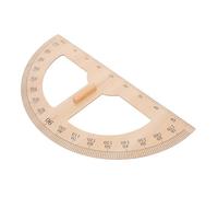 ROMISBABA Righello in per Insegnamento con Goniometro Integrato Strumento Didattico per Studenti e Insegnanti per Lezioni Geometria e in Aula Manico Ergonomico per Facile