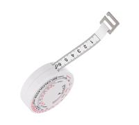 ROMISBABA Rotondo con Calcolatore Bmi Integrato Misuratore Grasso Corporeo Flessibile per Monitoraggio Fitness e Salute Compatto e Resistente in Plastica
