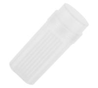 ROMISBABA Scatola Contenitore in Plastica Bianca per Vetrini da Microscopio per 5 Diapositive, Trasferimento Efficiente e, per
