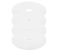 ROMISBABA Scopino USA e Getta per WC 4pz Cover in Pp Bianco, Blocca Odori e Facile da Installare per Metodo di Pulizia Scopino Bagno