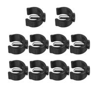 ROMISBABA Set 10 Pezzi Accessori per Bastoni da Passeggio Perni di Bloccaggio in Acciaio e Plastica, Morsetti a C Compatibili per Stampelle e Deambulatori, Clip Antiscivolo per Anziani