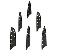 ROMISBABA Set 10 Pezzi Copri Coltello in Plastica Nera per Protezione Lama Coltelli da Cucina, Pratici e Resistenti, per Uso Domestico e Regali Casa
