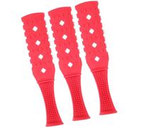 ROMISBABA Set 3 Pezzi di Massaggiatori Manuali per Schiena e Spalle in Tpr Rosso Buona Elasticità per Muscolare e Massaggio Corpo Completo Colore Casuale