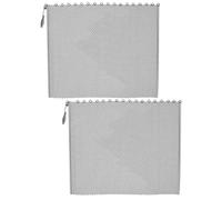 ROMISBABA Set da 2 Schermi Parascintille in Rete per Caminetti 61x48 Cm, Pannelli Protettivi in Ferro Verniciato Antiruggine con Maniglie, Protezione Sicura per Uso Domestico e