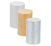 ROMISBABA Set di 3 Cilindri di Densità in Rame Ferro e Alluminio per Esperimenti Scientifici di Fisica Attrezzatura Didattica per Test di Gravità Specifica e Analisi del Volume Nelle