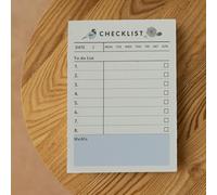 ROMISBABA Set di 6 Blocchi Carta Facile da Strappare senza Lasciare Tracce Note Pianificatore Portatile 60 Fogli Ciascuno, Design Semplice ed Elegante per L'organizzazione per Studenti