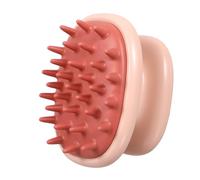 ROMISBABA Shampoo Massaggiante per Capelluto in Silicone Alimentare Maneggevole e Antiscivolo Setole Morbide per Pulizia Profonda e Delicato per Uso Doccia e Tutti i Tipi Colore Rosa