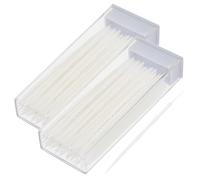 ROMISBABA Spazzolini Interdentali Portatili 120 Pezzi Set da 2 Box in Polietilene Alta Resistenza per Pulizia Profonda i Denti Uso Quotidiano Casa e Viaggio per Igiene Dentale Gengivale