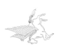 ROMISBABA Spilla Cavallo Zodiaco Cinese con Cristalli Elegante Spilla Decorativa per Capispalla Donna Uomo Natalizia per Occasioni Festive Accessorio Gioiello Unisex