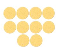 ROMISBABA Spugnetta Struccante in Cellulosa Naturale 10 Pezzi, Spugna Esfoliante Viso 10mm, Detergente Delicato per Pori e Sebo, Adatta a Pelle Sensibile e Rosacea, Uso Quotidiano per Cura