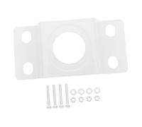 ROMISBABA Staffa per Montaggio Lampada Solare in Ferro Resistente Kit Braccio per Lampada Esterna Piastra Posteriore con Bulloni Inclusi per Installazione Veloce e Durevole Compatibile con