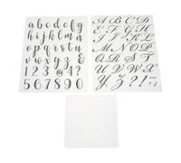 ROMISBABA Stampo in Silicone per Biscotti e Dessert Lettere e Numeri, Set 1 Pezzo, Materiale Alimentare Sicuro, per Decorare Torte e Dolci