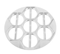 ROMISBABA Stampo per Ravioli 14 Fori da 6,2cm in Lega di Alluminio Utensile Multifunzionale Riutilizzabile e Portatile fare Numerosi Ravioli in Cucina