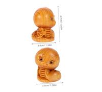 ROMISBABA Statua Intagliata in Solido Miniatura Resistente e Decorazione per Giardino Festa e Vasi Piante Educativo per Divertimento Sociale