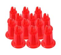 ROMISBABA Supporti per Piedini per Bilance Elettroniche Rossi Set 12 Pezzi Supporto Stabile e Antiscivolo per Vassoio Bilancia Fino a 30 Kg Accessori Compatibili per Pesatura Precisa e