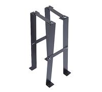ROMISBABA Supporto Regolabile per Acciaio al Carbonio Torre per Computer Scrivania Staffa Sospesa per Mainframe Montaggio Scrivania Struttura Robusta e Facile Installare Nero