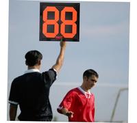 ROMISBABA Tabellone Sostituzioni Calcio Manuale con Numeri Visibili Cartello Cambi per Arbitri Gestione Veloce e Chiara Sostituzione Giocatori Partita