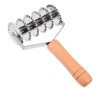 ROMISBABA Tagliapasta Design per Manico in Legno Lama in Inox Resistente alla Corrosione Cucina e Preparazione Pasta