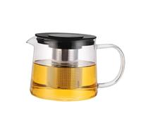ROMISBABA Teiera in Vetro Resistente al Calore con Filtro per Tisane e Infusi Bollitore da Casa e Ufficio Scivolo e