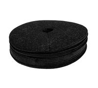 ROMISBABA Telo Antierbacce Biodegradabile per Uso Esterno 20 Pezzi, Tappetino Protettivo Rotondo per Alberi, Copertura Terreno Resistente alla Trazione, Accessorio Controllo Erbacce