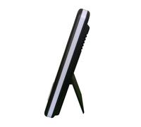 ROMISBABA Termometro Digitale Wireless Interno ed Esterno con Orologio Misuratore Temperatura Fino Schermo Display Doppio per Frigorifero e Casa senza Batterie Incluse