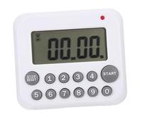ROMISBABA Timer da Cucina Digitale Ampio Schermo LCD Magnetico Ultra Sottile Adatto a Cucinare Laboratorio Esami Giochi Supporto e Foro di Sospensione