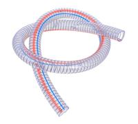 ROMISBABA Tubo Flessibile PVC con in Filo Dacciaio Resistente e Durevole per Scarico Rapido e Trasferimento Carburante per Giardino Installazione Facile