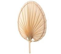 ROMISBABA Ventaglio a Mano in Foglia di Palma Vintage Elegante Artigianale, Silenzioso e Confortevole, per L'Estate e Casa da tè, Stile Cinese Delicato