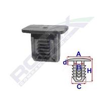 ROMIX 10914 Clip, Fregio / Modanatura protettiva