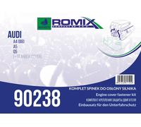 ROMIX 90238 Elemento fissaggio, Copertura motore