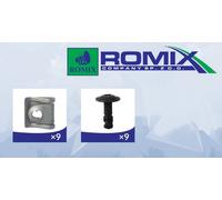 ROMIX 90240 Elemento fissaggio, Copertura motore