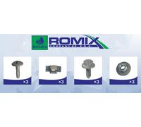 ROMIX 90241 Elemento fissaggio, Copertura motore