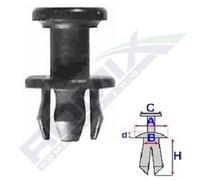 ROMIX A17489 Clip, Fregio / Modanatura protettiva