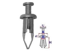ROMIX Clip Fregio/Modanatura protettiva B22111 9mm 26,5mm