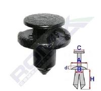 ROMIX Clip Fregio / Modanatura protettiva C10077 per TOYOTA AYGO (WNB1, KGB1) 8