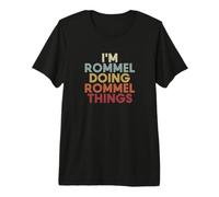 Rommel Name Rommel Personalized Name First Given Maglietta Premium