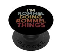 Rommel Name Rommel Personalized Name First Given PopSockets PopGrip Adesivo