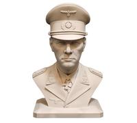 Rommel Statua WWⅡ Strategist militare tedesco Erwin Rommel Busto Statua Stampa 3D Figura Scultura per Soggiorno Home Shelf Decor, Rommel Collection Figurine