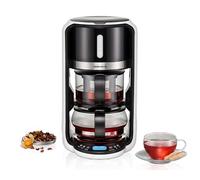 Rommelsbacher TA 1200 teiera in vetro per la preparazione del tè 1 L W Nero, Bianco [TA 1200]